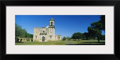 Facade of a church, Mission San Jose, San Antonio Missions National Historical Park, San Antonio, Texas