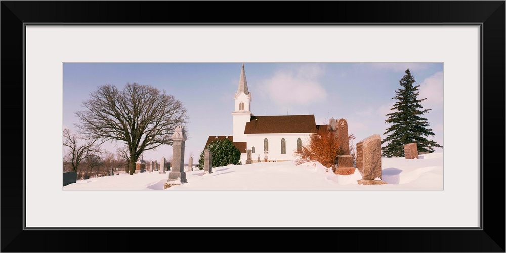 Facade of a church, Otter Tail County, Minnesota