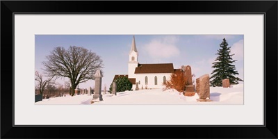 Facade of a church, Otter Tail County, Minnesota