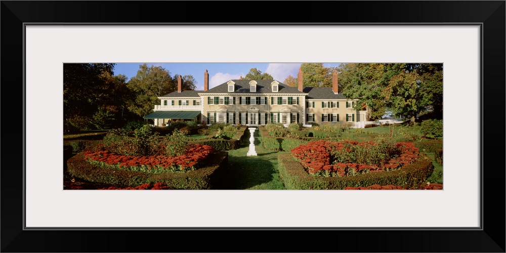 Facade of a house, Hildene Home of Robert Todd Lincoln, Manchester, Vermont