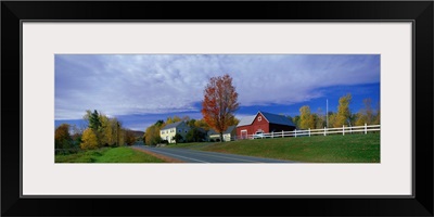 Farm and Road near St. Johnsbury Vermont