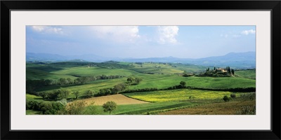 Fields, Val d'Orcia, Tuscany, Italy