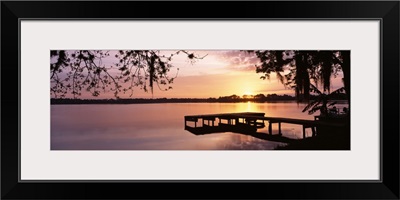 Florida, Orlando, Koa Campground, Lake Whippoorwill, Sunrise