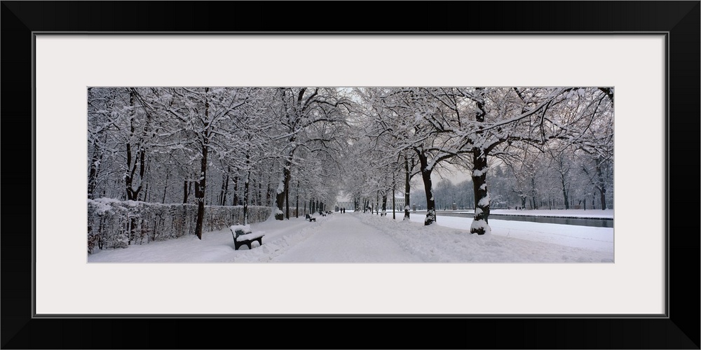 Fresh Snow Nymphenburg Germany