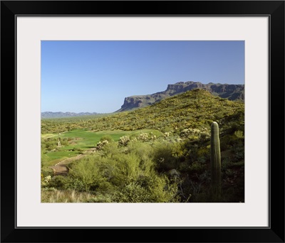 Golf course, Gold Camp, Pinal County, Arizona