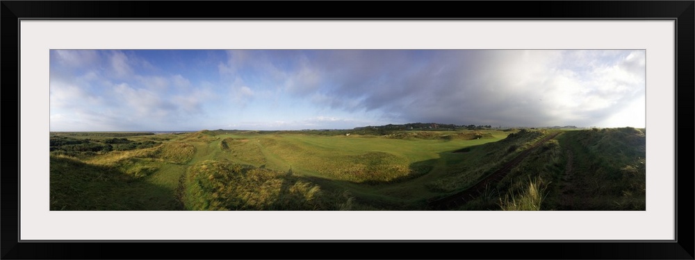 Golf course on a landscape, Royal Troon Golf Club, Troon, South Ayrshire, Scotland