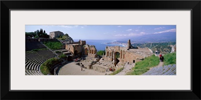 Greek Theater Taormina Sicily Italy