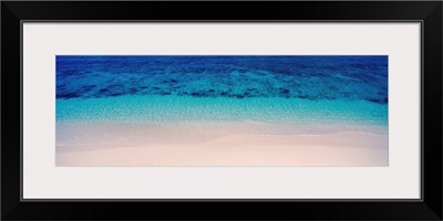 High angle view of a beach, Veidomoni Beach, Mamanuca Islands, Fiji