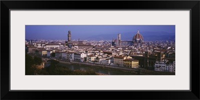 High angle view of a cityscape, Florence, Tuscany, Italy