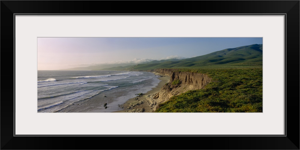 High angle view of a coast, Jalama Beach, California