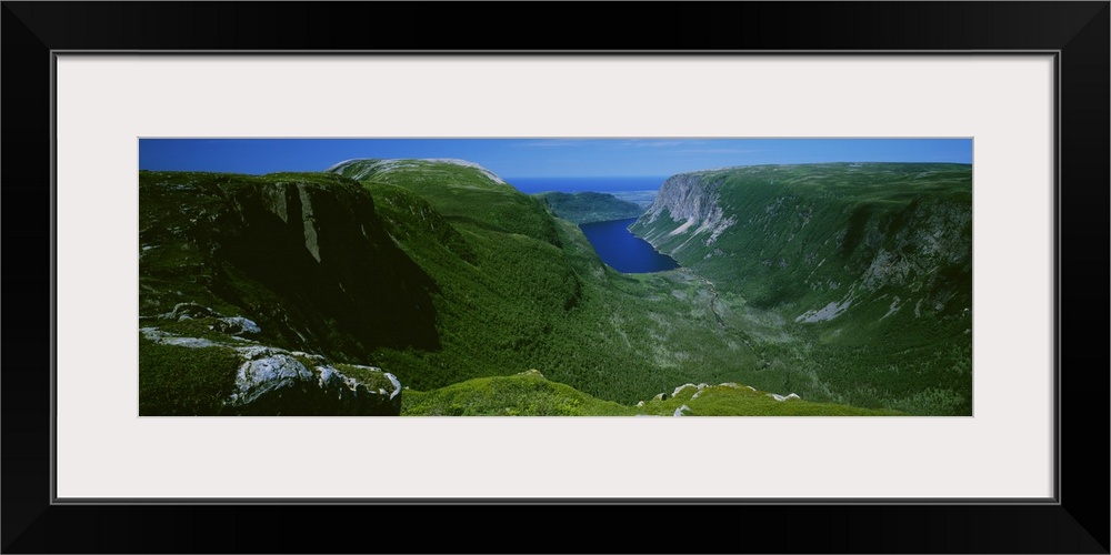 High Angle View Of A Plateau, Gros Morne National Park, Newfoundland And Labrador, Canada