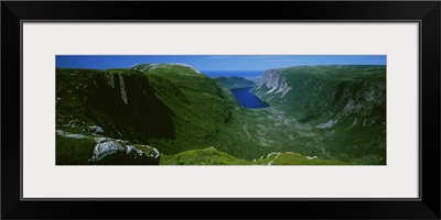 High Angle View Of A Plateau, Gros Morne National Park, Newfoundland And Labrador, Canada