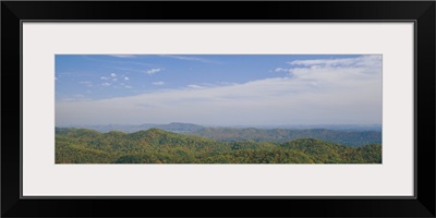 High angle view of mountains, Cumberland Gap National Historical Park, Appalachian Mountains, Kentucky