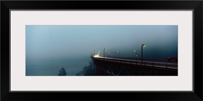 Highway in Fog, San Francisco, California