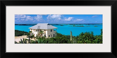 House at the coast, Chalk Sound National Park, Providenciales, Turks And Caicos Islands