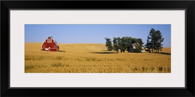 Huts in a landscape, Uniontown, Washington State