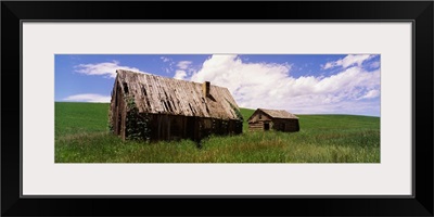 Idaho, View of an old abandoned Homestead