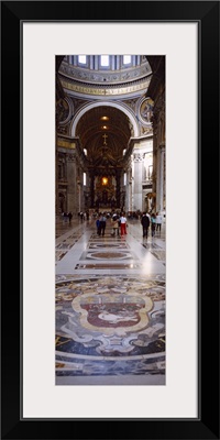 Interior St Peters Cathedral Rome Italy