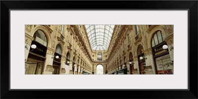 Interiors of a hotel, Galleria Vittorio Emanuele II, Milan, Italy
