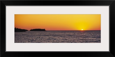 Lake at sunset, Upper Peninsula, Lake Superior, Michigan