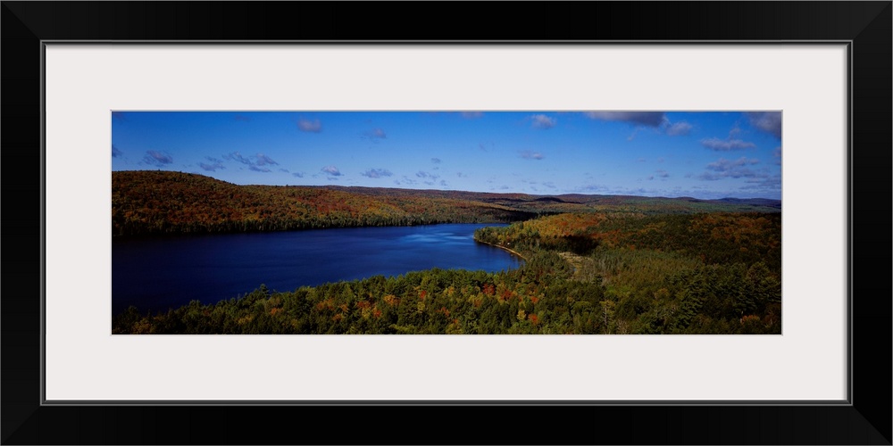 Lake in a forest, Rock Lake, Algonquin Provincial Park, Ontario, Canada