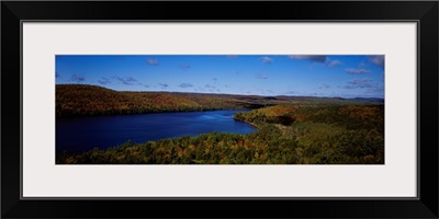 Lake in a forest, Rock Lake, Algonquin Provincial Park, Ontario, Canada