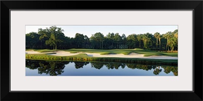 Lake in a golf course, Kiawah Island Golf Resort, Kiawah Island, Charleston County, South Carolina