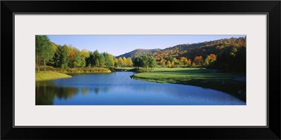 Lake on a golf course, The Raven Golf Club, Showshoe, West Virginia