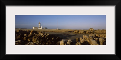 Lighthouse on the beach, Cape Recife Lighthouse, Port Elizabeth, Eastern Cape Province, South Africa