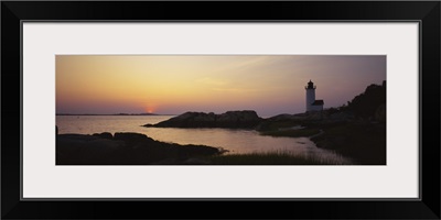 Lighthouse on the coast, Cape Ann, Gloucester, Massachusetts