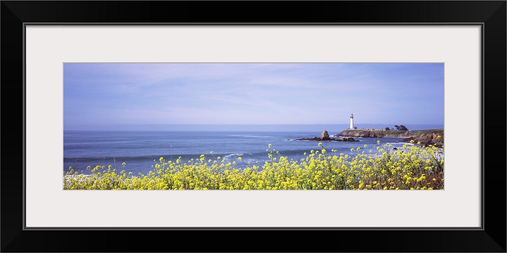 USA, California, San Mateo County, Pigeon Point Lighthouse, Spring