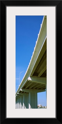 Low angle view of a bridge, Clearwater Pass Bridge, Clearwater Beach, Florida