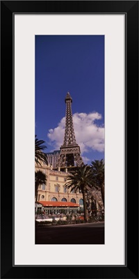 Low angle view of a hotel Replica Eiffel Tower Paris Las Vegas The Strip Las Vegas Nevada