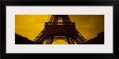 Low angle view of a tower, Eiffel Tower, Champ De Mars, Paris, Ile De France, France