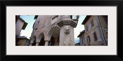 Low angle view of buildings, Lake Maggiore, Cannobio, Italy