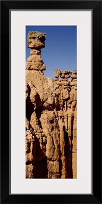 Low angle view of rock formations, Bryce Canyon National Park, Bryce Canyon, Utah