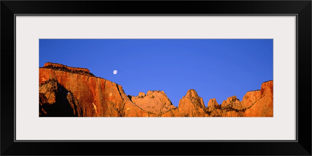 Moonrise Zion National Park UT