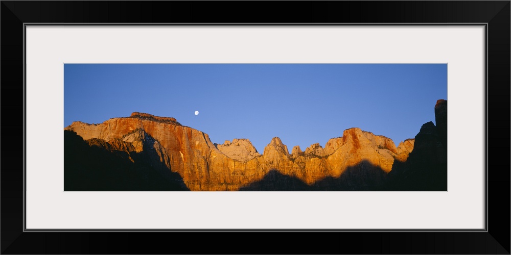 Moonrise Zion National Park UT