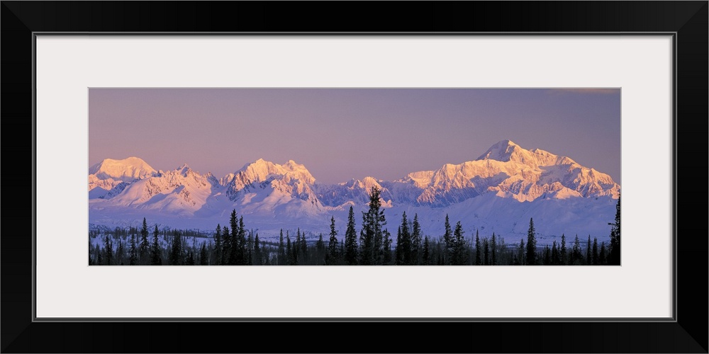 Mount McKinley Alaska Range Denali National Park AK