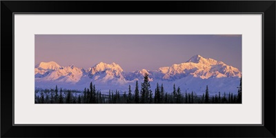 Mount McKinley Alaska Range Denali National Park AK