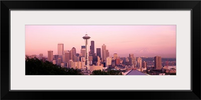 Mount Rainier & Space Needle Seattle WA