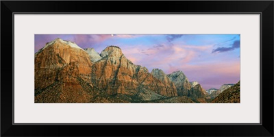 Mountain range, The Sentinel, Zion National Park, Washington County, Utah