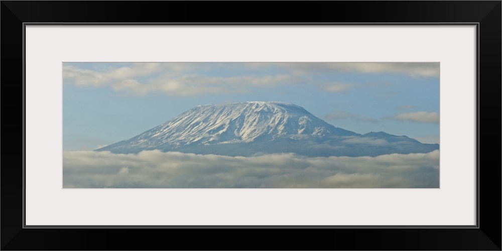 Mountain surrounded by sea of clouds, Mt Kilimanjaro, Tanzania