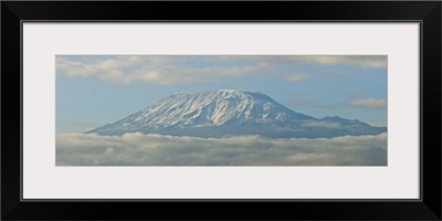 Mountain surrounded by sea of clouds, Mt Kilimanjaro, Tanzania