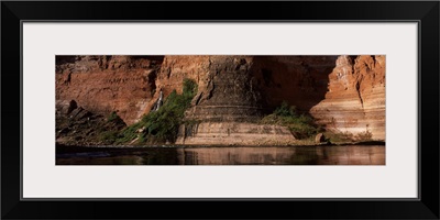 Mountains along a river, Vaseys Paradise, Marble Canyon, Grand Canyon, Colorado River, Coconino County, Arizona