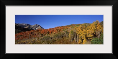 Mountains on a landscape Mt Timpanogos Wasatch Mountains Utah