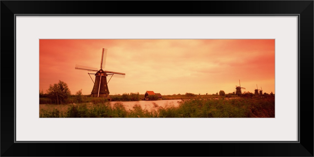 Netherlands, Kinderdigk, windmill