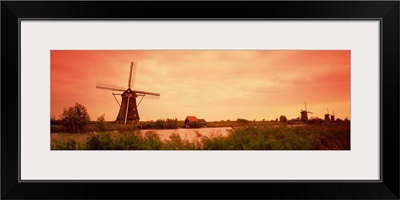 Netherlands, Kinderdigk, windmill