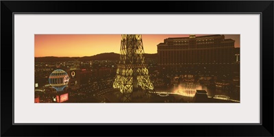 Nevada, Las Vegas, High angle view of a city
