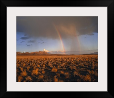 Nevada, Nevada Desert, Rainbows over the desert